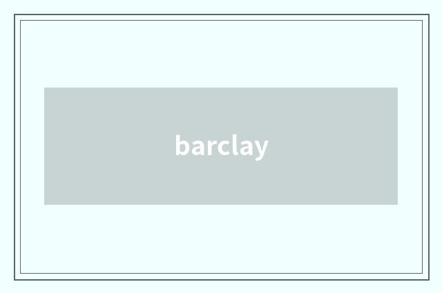 barclay