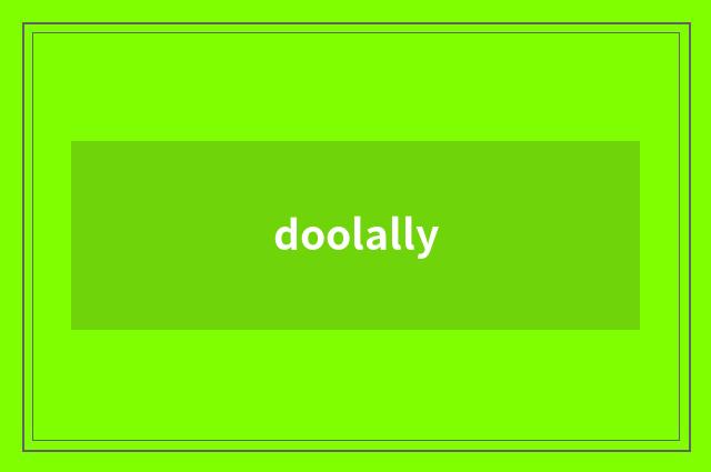 doolally