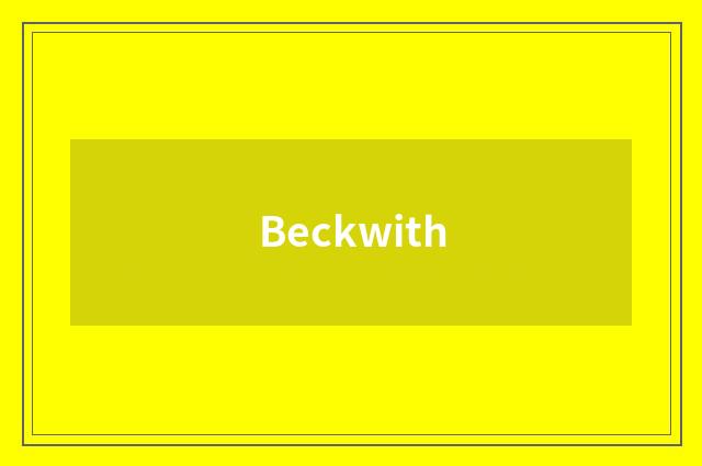 Beckwith