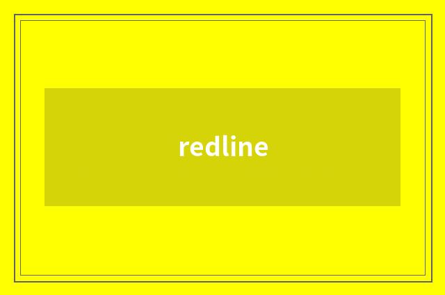 redline