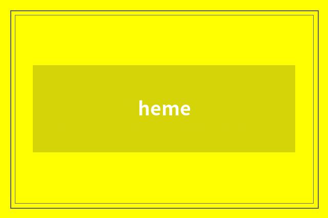 heme