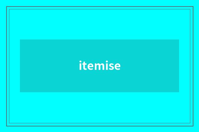 itemise