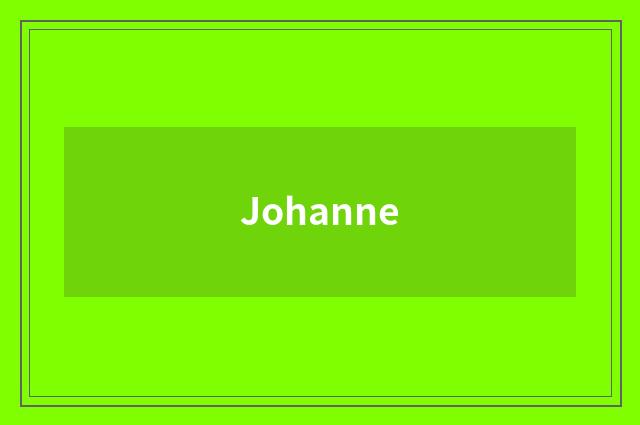 Johanne