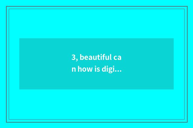 3, beautiful can how is digital Ixus132 used?