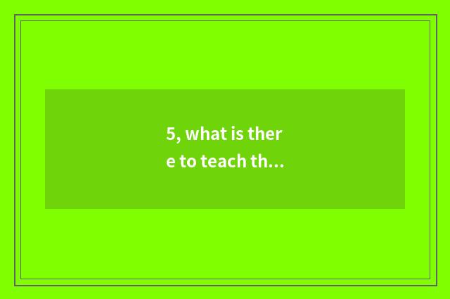 5, what is there to teach the food festival that cook eye on TV?