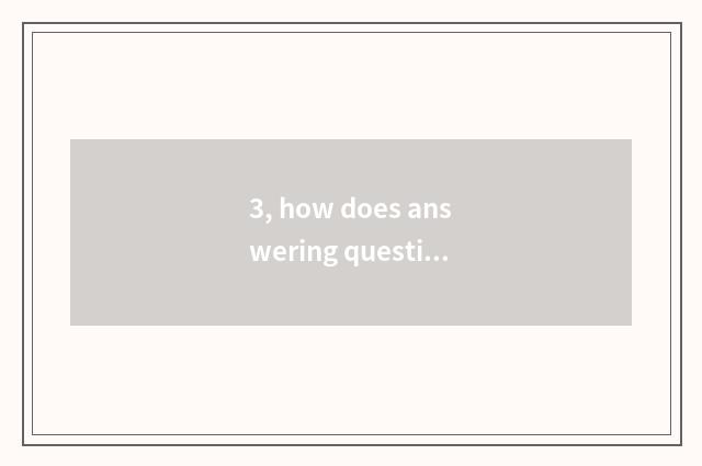 3, how does answering question of evaluation of mental health of high school stu