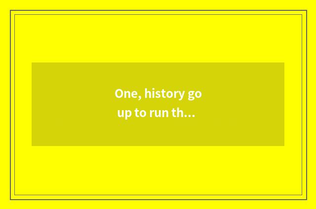 One, history go up to run the hardest cruel little game?