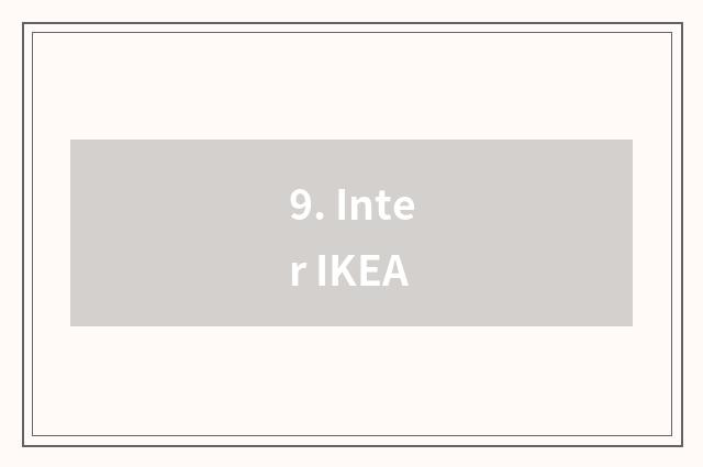 9. Inter IKEA