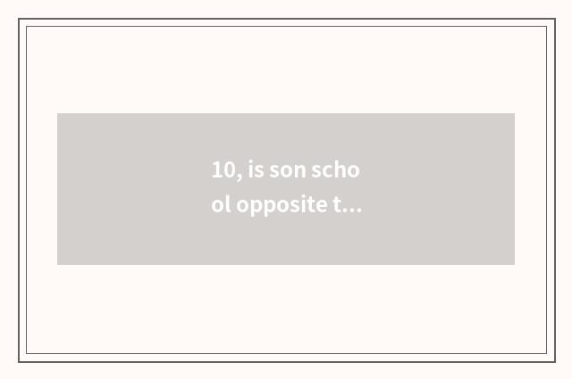 10, is son school opposite the egg how to ride pet?