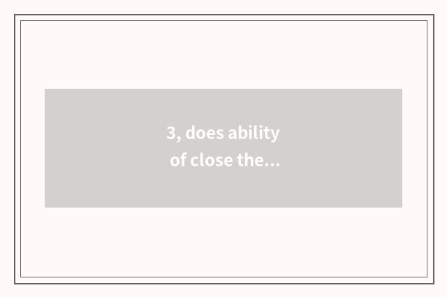 3, does ability of close the orchid family rely on chart?