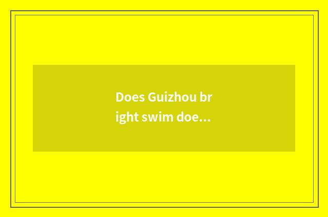 Does Guizhou bright swim does online travel company rely on chart?
