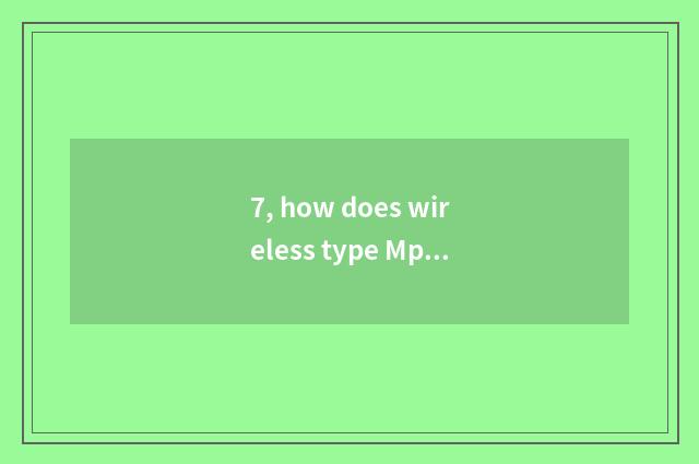 7, how does wireless type Mp3 download Suo Ni music?