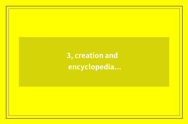 3, creation and encyclopedia of blackart shark aptitude?