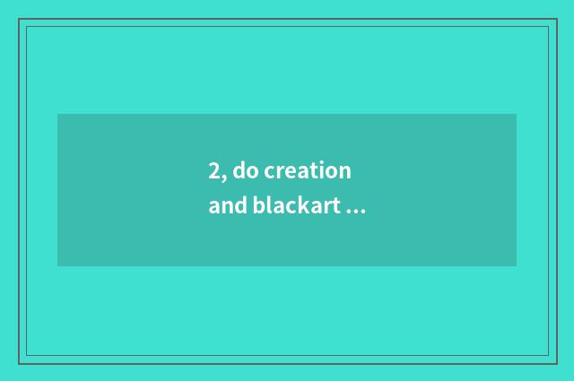 2, do creation and blackart buy pet platform?