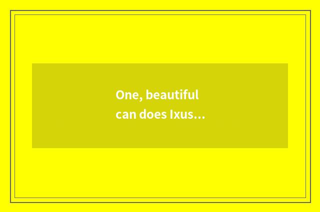 One, beautiful can does Ixus110 charge?