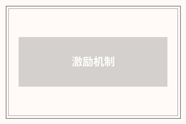 激励机制