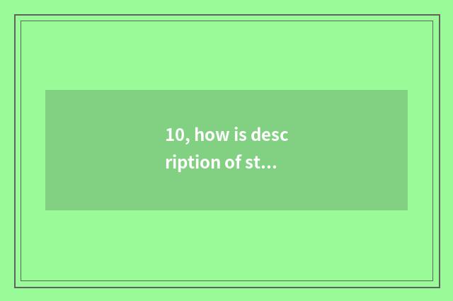 10, how is description of student mental health written?