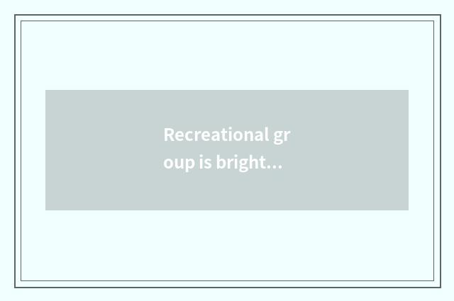 Recreational group is bright the undercurrent of backside emerges move