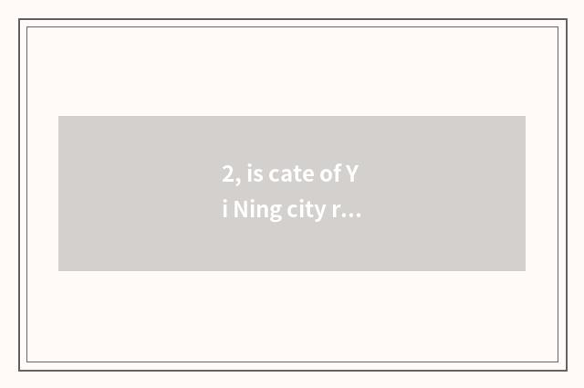 2, is cate of Yi Ning city recommended?