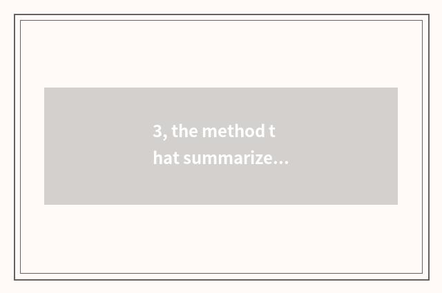 3, the method that summarizes stimulative teacher mental health?