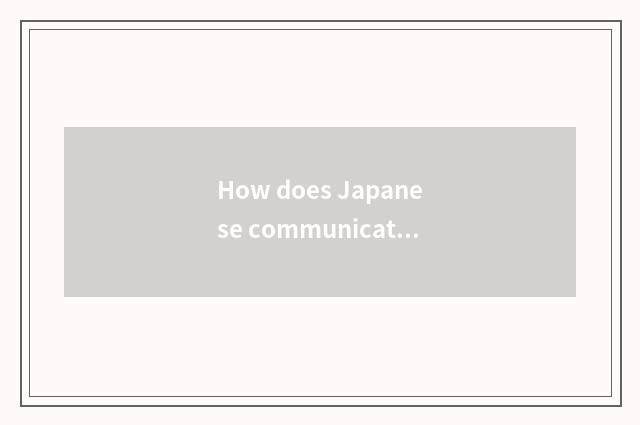 How does Japanese communication platform say?