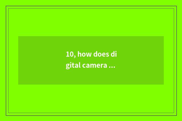 10, how does digital camera install Suo Ni to be patted oneself?