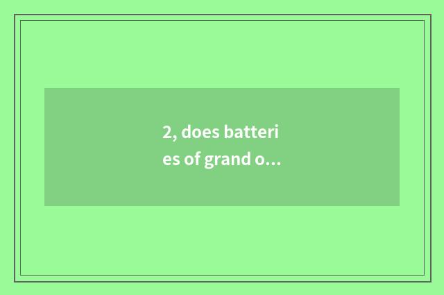 2, does batteries of grand overflow science and technology rely on chart?