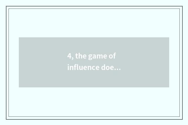 4, the game of influence does online and complete edition watch the 9th season?