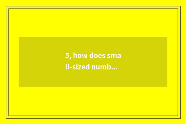 5, how does small-sized number camera charge?
