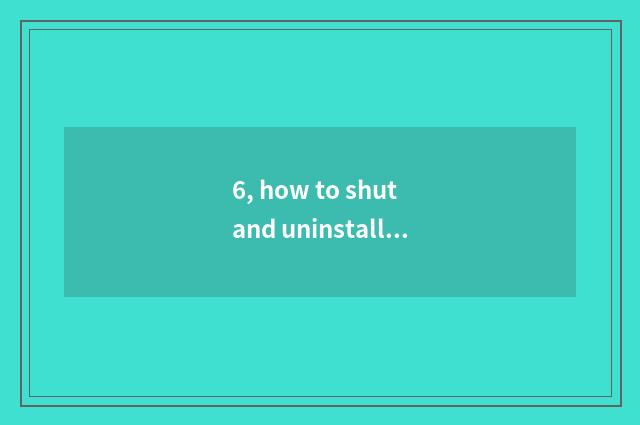 6, how to shut and uninstall QQ pet, how to delete QQ pet?