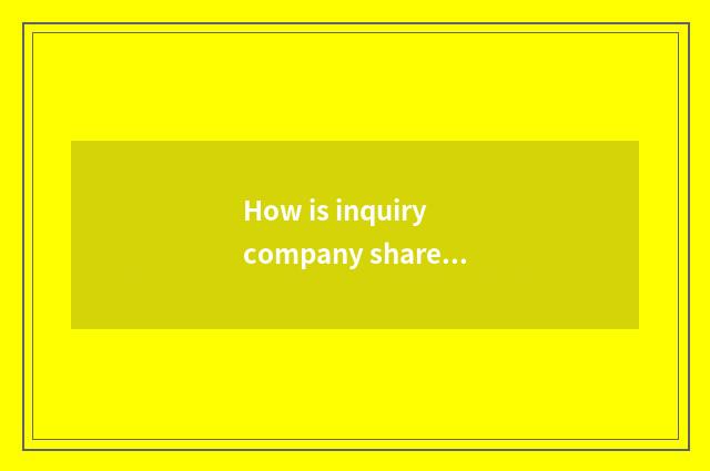 How is inquiry company shareholder contributive circumstance?