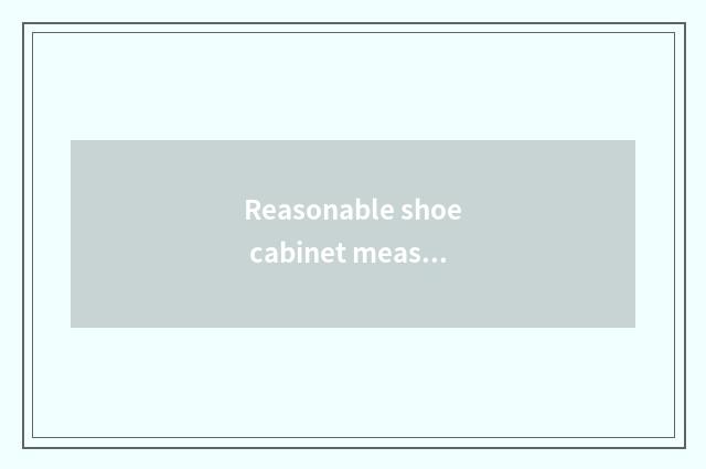 Reasonable shoe cabinet measure