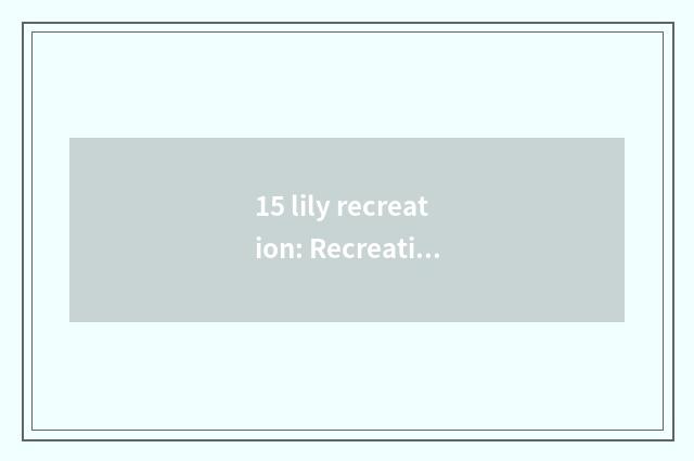 15 lily recreation: Recreation of athletics of sports match, electron, true pers