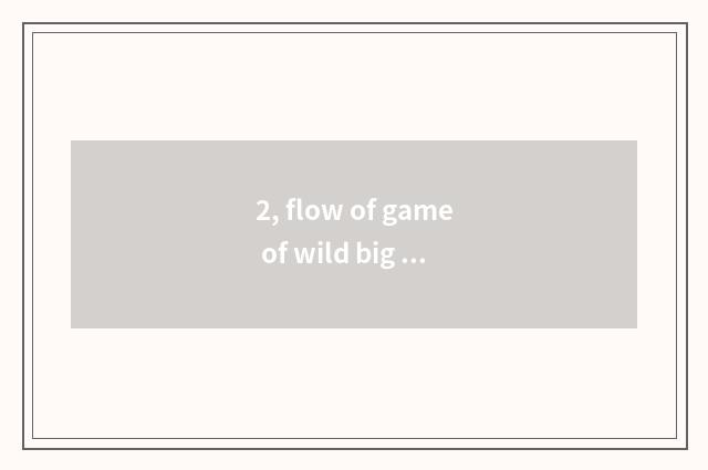 2, flow of game of wild big armed escort?