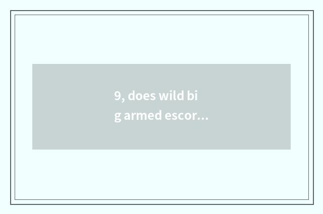 9, does wild big armed escort enter game very slow?