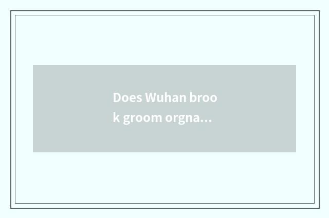 Does Wuhan brook groom orgnaization address?