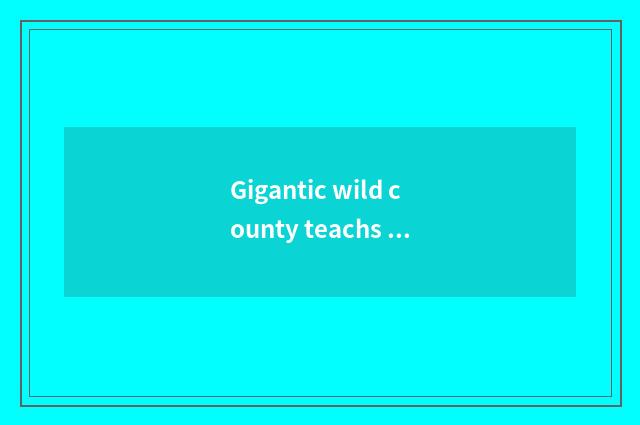 Gigantic wild county teachs a website