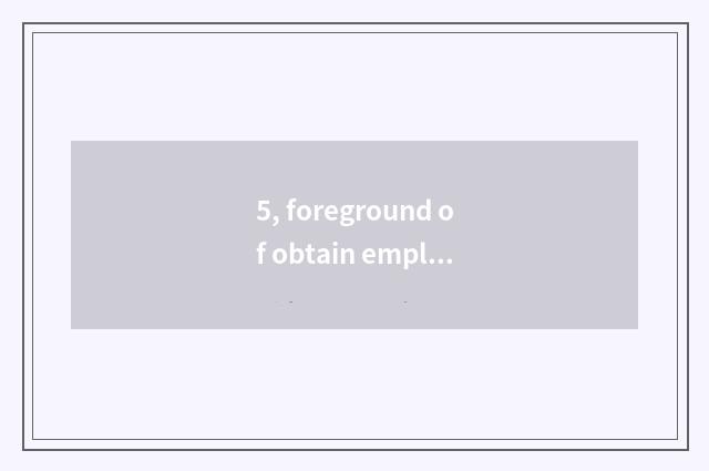 5, foreground of obtain employment of graduate student of mental health educatio