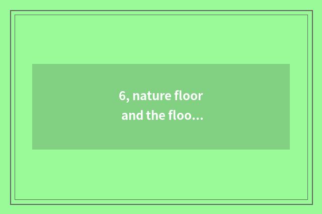 6, nature floor and the floor that bring a letter, which betterer?