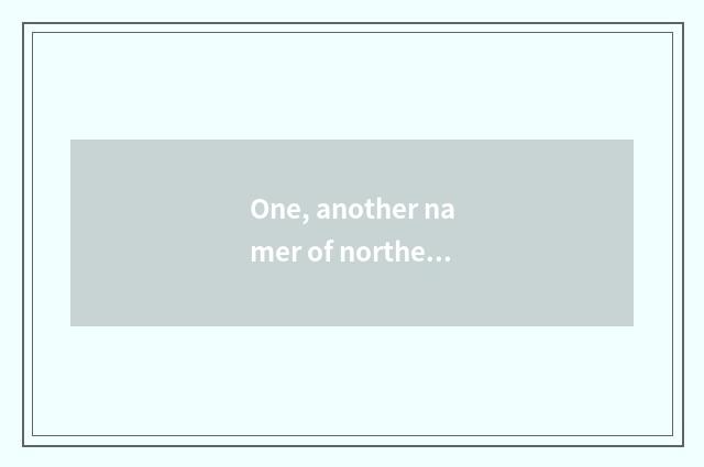One, another namer of northeast finance and economics?