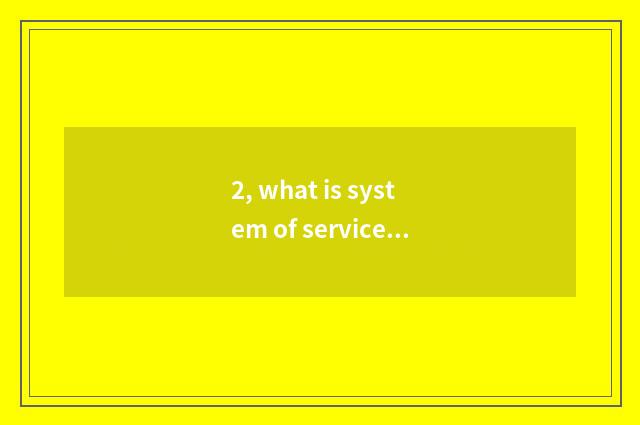 2, what is system of service of mental health big data?