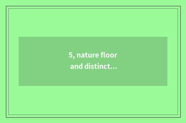 5, nature floor and distinction of entrance nature floor?