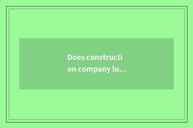 Does construction company lower this synergism plan?