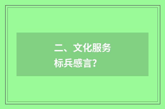 二、文化服务标兵感言?