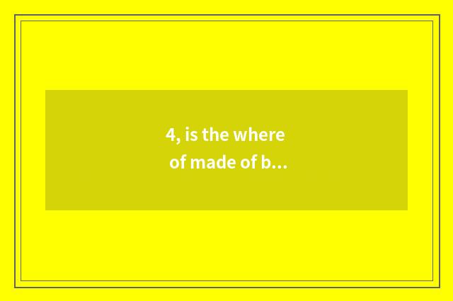 4, is the where of made of baked clay canister of grilled fish of made of baked