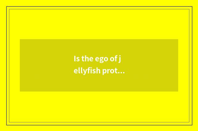 Is the ego of jellyfish protected?