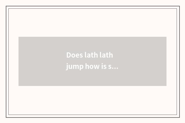 Does lath lath jump how is setting-up exercise there is oxygen met?