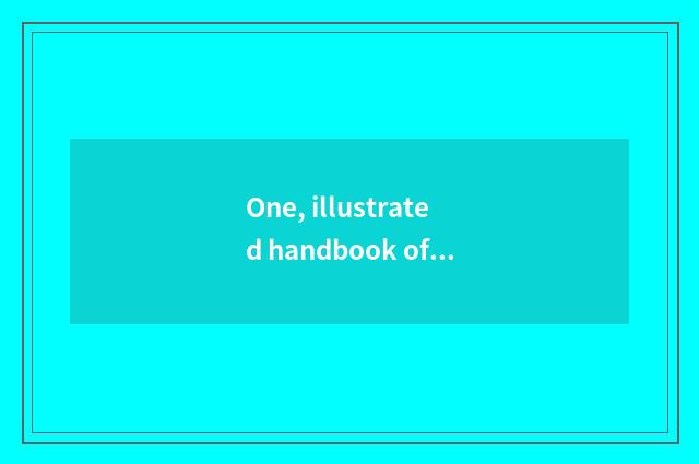 One, illustrated handbook of pet blackart alpaca?