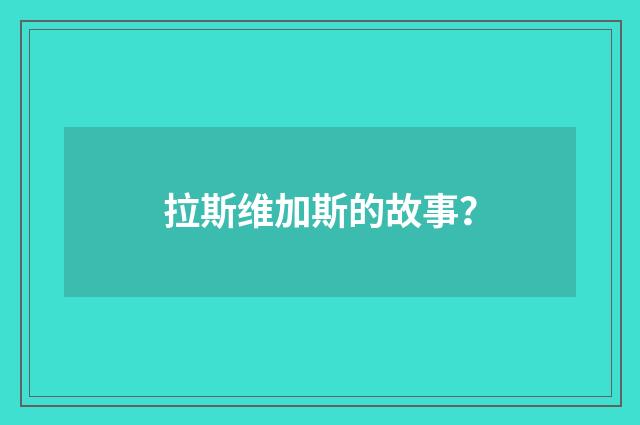 拉斯维加斯的故事?