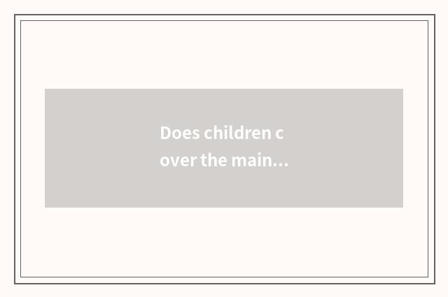 Does children cover the main feature of skirt?